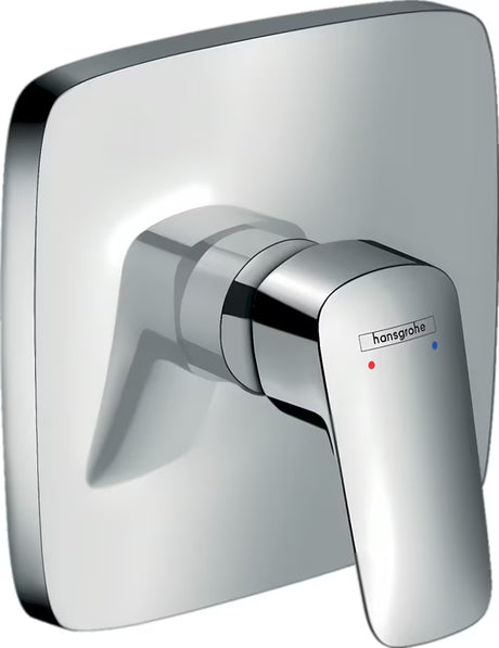 Podžbukna jednoručna baterija miješalica za tuš hansgrohe Logis u krom izvedbi, zidna