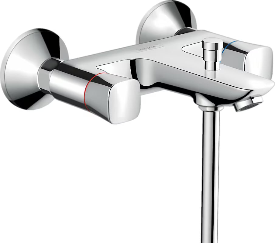 Hansgrohe Logis ventilna zidna miješalica za kadu u krom izvedbi s preklopnikom kada tuš
