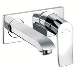 Hansgrohe Metris podžbukna miješalica za umivaonik u krom izvedbi za zidnu montažu