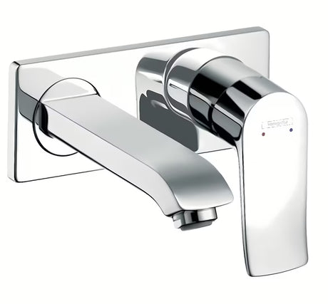 Hansgrohe Metris podžbukna miješalica za umivaonik u krom izvedbi za zidnu montažu