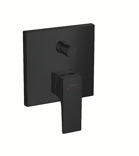 Hansgrohe Metropol podžbukna tuš i miješalica za kadu u mat crnoj boji s ručicom i preusmjerivačem