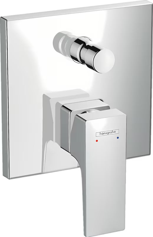 Hansgrohe Metropol podžbukna miješalica za kadu i miješalica za tuš u krom izvedbi s ručicom