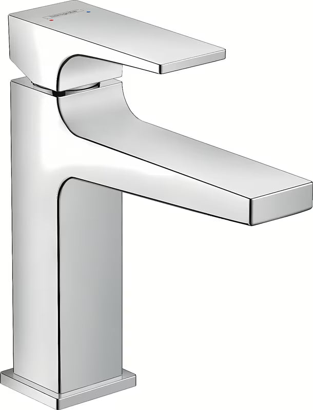 Kromirana umivaonička jednoručna baterija slavina Hansgrohe Metropol s odvodnim setom push-open