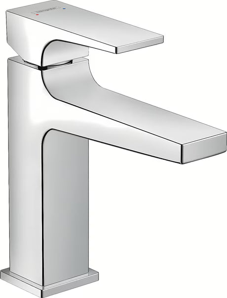 Kromirana umivaonička jednoručna baterija slavina Hansgrohe Metropol s odvodnim setom push-open