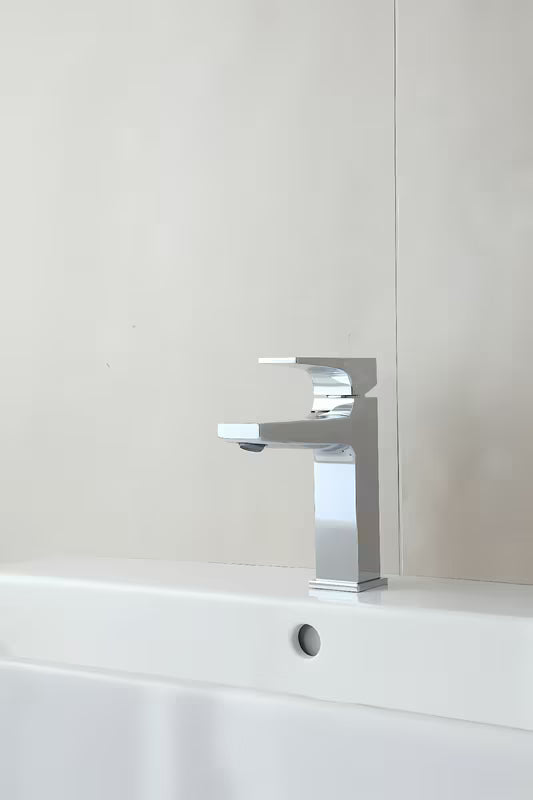 Kromirana umivaonička jednoručna baterija slavina Hansgrohe Metropol s odvodnim setom push-open