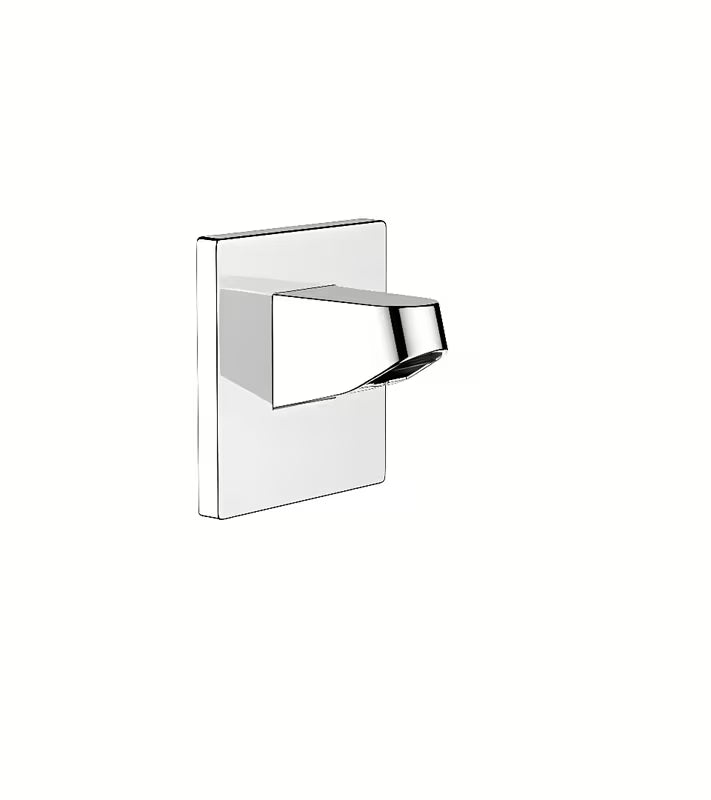 Kromirani nosač nadglavnog tuša hansgrohe Pulsify pro za zidnu montažu, duljina 8 cm, pro za nadglavni tuš 105 mm.