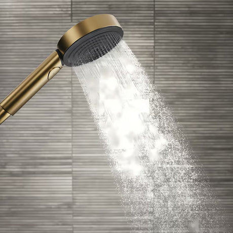 Hansgrohe Pulsify Select S ručni tuš s tipkom u brušenoj bronci, Select i 3 mlaza