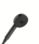 Hansgrohe Pulsify Select 105 ručni tuš u mat crnoj boji s prebacivanjem Select i mlazom PowderRain