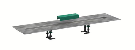 Hansgrohe RainDrain instalacijski set pro tuš kanalice s odvodnim kanalom od nehrđajućeg čelika s padom i brtvenom membranom.