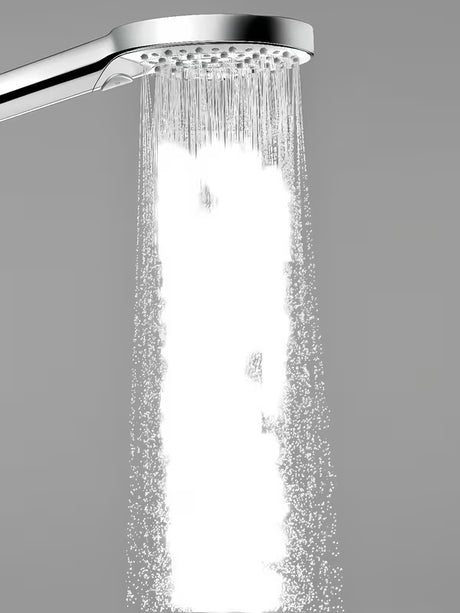 Ručni tuš Hansgrohe Raindance Select S u krom izvedbi s tipkom Select i s tri vrste mlaza