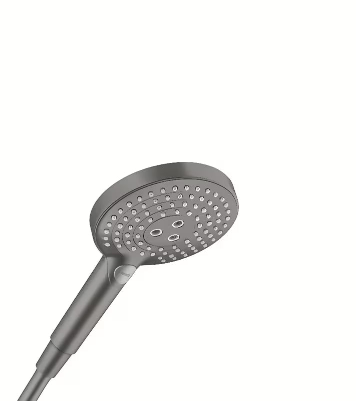 Ručni tuš Hansgrohe Raindance Select 125 mm u završnoj obradi četkani crni krom