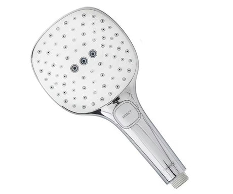 Ručni tuš Hansgrohe Raindance Select E bijela/krom s tipkom Select s tri mlaza