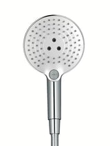 Kromirani ručni tuš Hansgrohe Raindance Select S 120 s tipkom Select s tri vrste mlaza