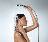 Kromirani ručni tuš Hansgrohe Raindance Select S 120 s tipkom Select s tri vrste mlaza