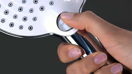 Kromirana miješalica za kadu tuš set Hansgrohe Raindance Select S ručnim tušem 125 mm, držačem i crijevom 1,60 m.