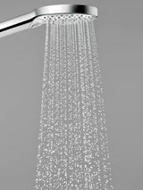 Ručni tuš Hansgrohe Raindance Select S u krom izvedbi s tipkom Select i s tri vrste mlaza