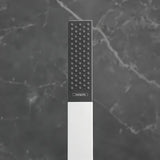 Štapni ručni tuš hansgrohe Rainfinity 100 1jet u kromu s antracitom i mlazom PowderRain.
