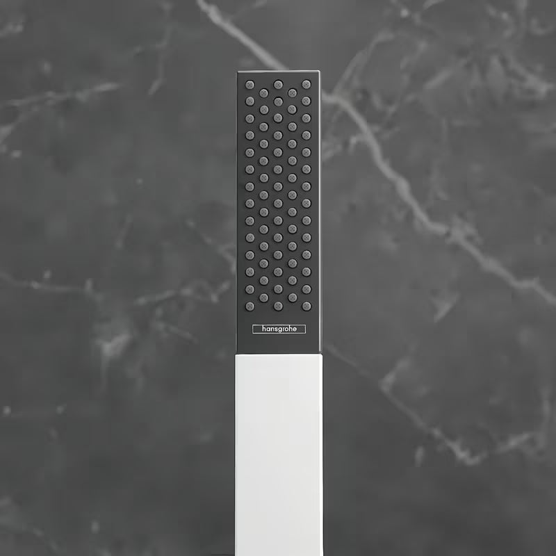 Štapni ručni tuš hansgrohe Rainfinity 100 1jet u kromu s antracitom i mlazom PowderRain.