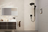 Hansgrohe Rainfinity tuš set EcoSmart u mat crnoj boji s ručnim tušem, šipkom i tekstilnim crijevom