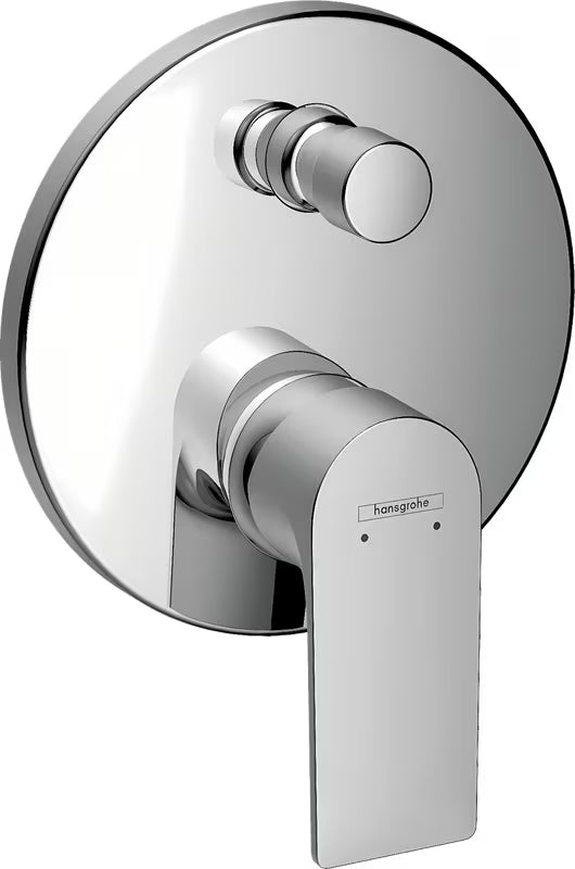 Podžbukna jednoručna baterija tuš i miješalica za kadu Hansgrohe Rebris E u krom izvedbi