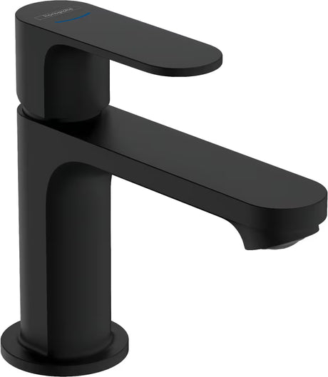 Hansgrohe Rebris S stojeći ventil za umivaonik u mat crnoj boji