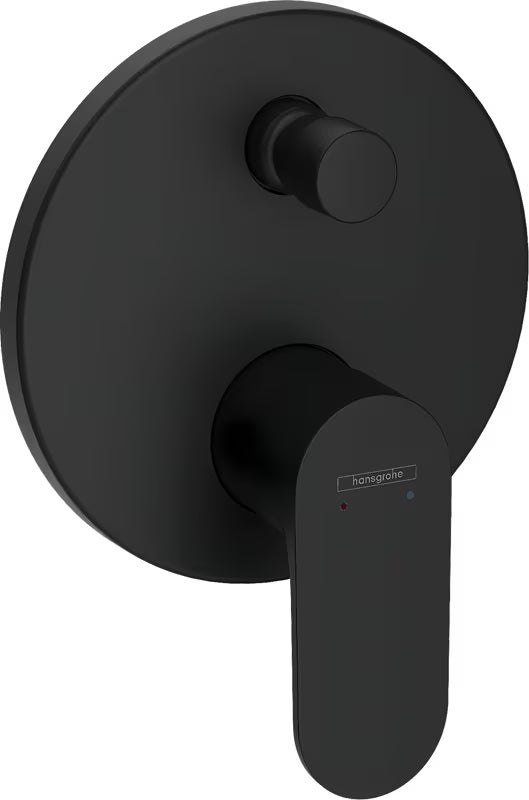 Hansgrohe Rebris S podžbukna tuš i miješalica za kadu u mat crnoj izvedbi
