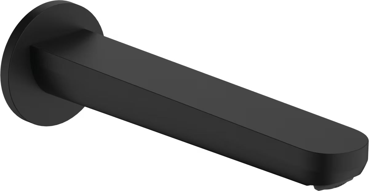 Hansgrohe Rebris S zidni izljev za kadu u mat crnoj izvedbi s tehnologijom AirPower