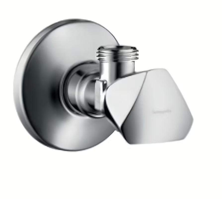 Kutni ventil Hansgrohe E bez filtra s priključkom G ½ na dovodu i G ⅜ na odvodu