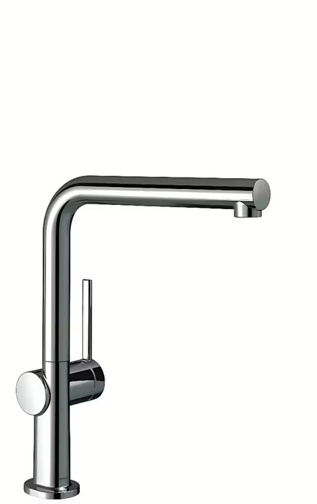 Kromirana jednoručna baterija miješalica za sudoper Hansgrohe Talis s sa zakretnim izljevom u obliku slova L