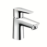 Kromirana jednoručna baterija miješalica za umivaonik Hansgrohe Talis E 80 s odvodom i poteznom šipkom