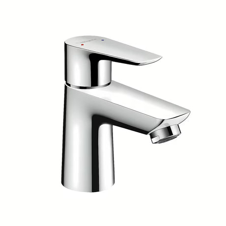 Kromirana jednoručna baterija miješalica za umivaonik Hansgrohe Talis E 80 s odvodom i poteznom šipkom