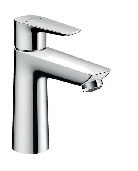 Kromirana slavina za umivaonik jednoručna baterija hansgrohe Talis E 110 s odvodnim setom Push-Open