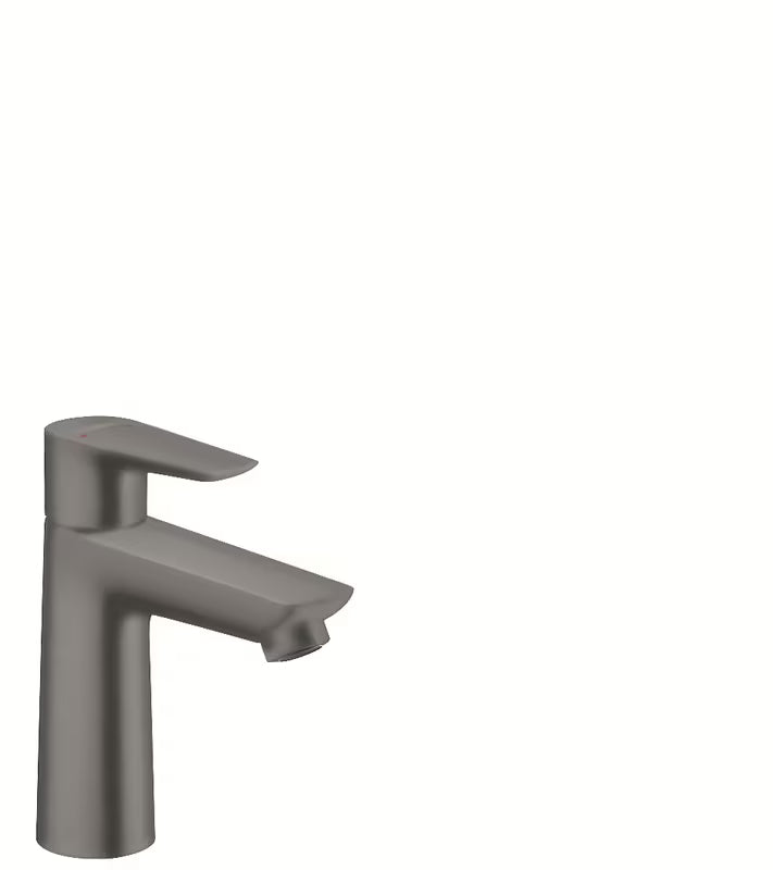 Hansgrohe Talis E jednoručna baterija miješalica za umivaonik bez odvoda u izvedbi brušeni crni krom