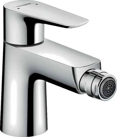 Kromirana jednoručna baterija miješalica za bide Hansgrohe Talis E s odvodom s poteznom šipkom i pomičnim perlatorom