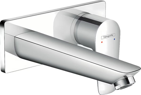 Hansgrohe Talis E podžbukna jednoručna baterija miješalica za umivaonik u krom izvedbi pro za zidnu montažu.