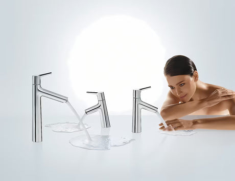 Kromirana jednoručna baterija miješalica za umivaonik Hansgrohe Talis S bez odvoda