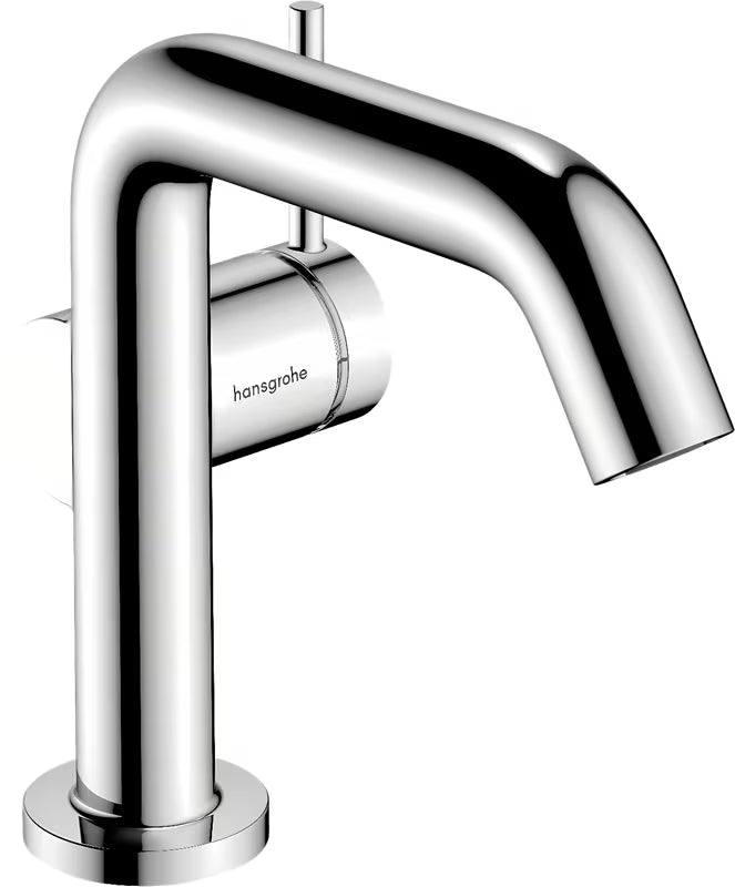 Kromirana miješalica za umivaonik Hansgrohe Tecturis S 110 Fine CoolStart s bočnom ručicom i odvodom Push open
