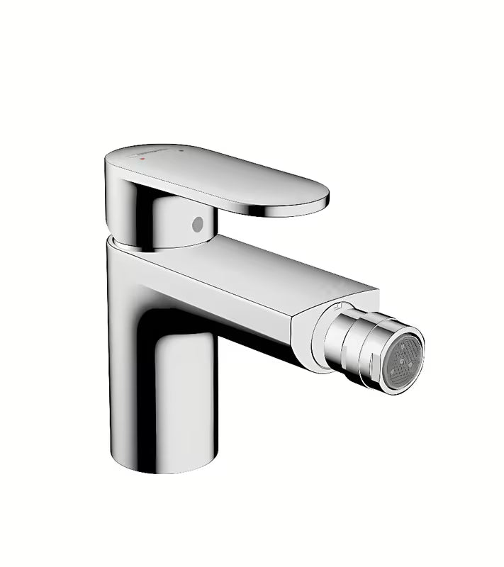 Kromirana bide slavina jednoručna baterija baterie hansgrohe Vernis Blend s odvodom i tehnologijom AirPower