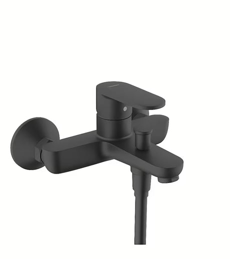 Hansgrohe Vernis Blend zidna jednoručna baterija miješalica za kadu u mat crnoj boji