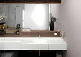 Kromirana jednoručna baterija miješalica za umivaonik Hansgrohe Vernis Blend 100 s odvodom i poteznom šipkom.
