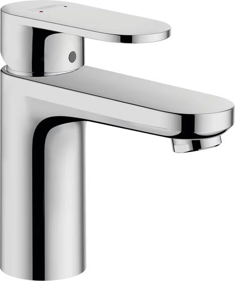Kromirana jednoručna baterija miješalica za umivaonik hansgrohe Vernis Blend s odvodom s poteznim ispustom