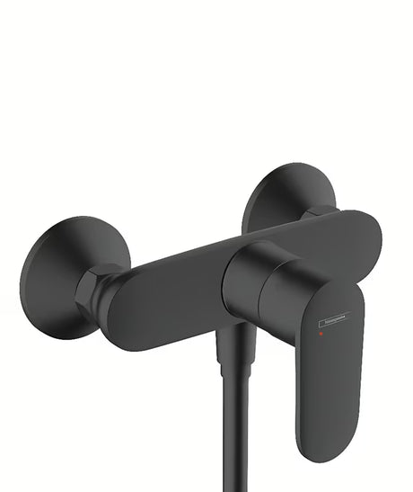 Hansgrohe Vernis Blend zidna jednoručna baterija miješalica za tuš u mat crnoj izvedbi