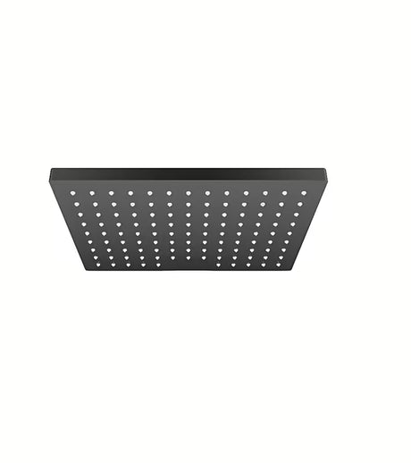 Mat crna nadglavni tuš hansgrohe Vernis Shape 230 EcoSmart s mlazom Rain