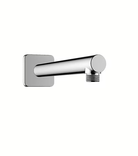 Zidni nosač nadglavnog tuša Hansgrohe Vernis Shape 240 mm u krom izvedbi s četvrtastom rozetom.