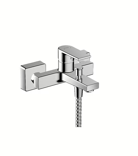 Zidna jednoručna baterija miješalica za kadu Hansgrohe Vernis Shape u krom izvedbi