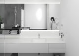 Kromirana umivaonička jednoručna baterija slavina Hansgrohe Vernis Shape 100 s odvodom i podizačem