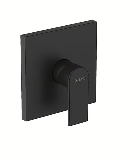 Podžbukna miješalica za tuš Hansgrohe Vernis Shape u mat crnoj boji s ručicom