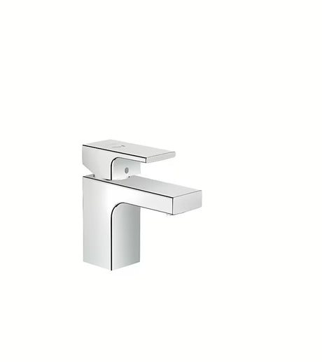 Kromirana slavina za umivaonik jednoručna baterija Hansgrohe Vernis Shape s odvodom i poteznim ispustom