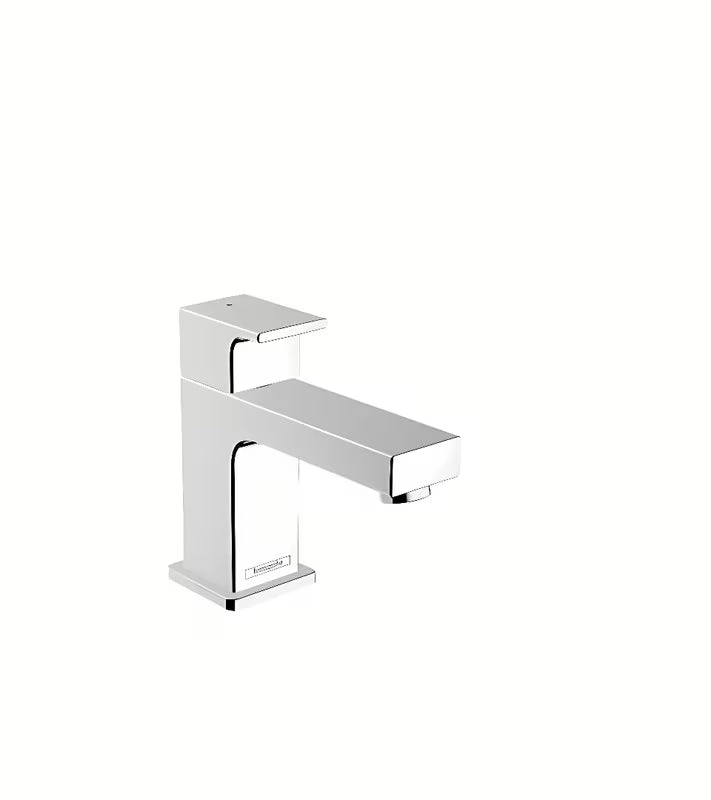 Kromirani ventil za umivaonik hansgrohe Vernis Shape za pro hladnu vodu s EcoSmart i AirPower