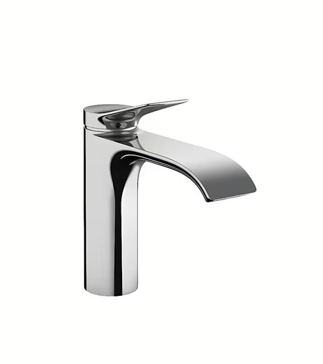 Kromirana jednoručna baterija miješalica za umivaonik Hansgrohe Vivenis s ekstra širokim mlazom WaterfallStream.